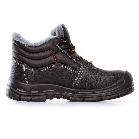 Buty ocieplane trzewiki bhp nadlany nosek metalowy podnosek SOLID WINTER S1 SRC