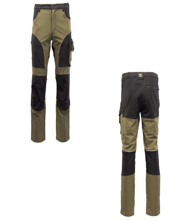 Spodnie do pasa khaki/czarny - SEVEN KINGS TRAIL