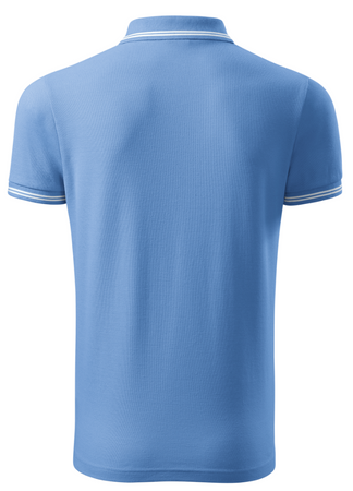 Koszulka polo MALFINI URBAN błękitny WYPRZEDAŻ bawełniana