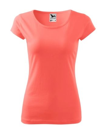 MALFINI koszulka damska bawełniana t-shirt PURE 122 koral