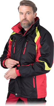 Ocieplana kurtka zimowa wodoodporna bhp z polarem WILSSON