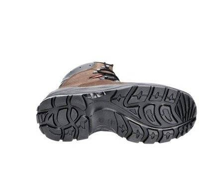 Buty trekkingowe wodoodporne męskie ze skóry nubukowej i tkaniny CORDURA wytrzymałe brązowe Demar TREK M6 BW