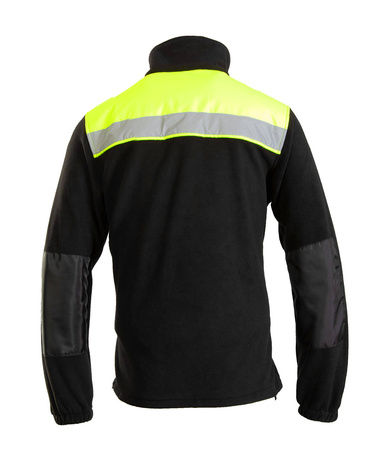 Polar roboczy bluza polarowa ostrzegawcza zapinana na zamek czarna Polstar BENEFIT RIVAL OARP