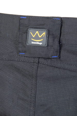 Spodnie robocze do pasa z kontrastową lamówką | Topaz