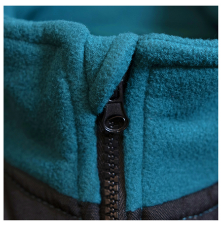 Bluza polar ciepły 360 g EFFECT petrol blue