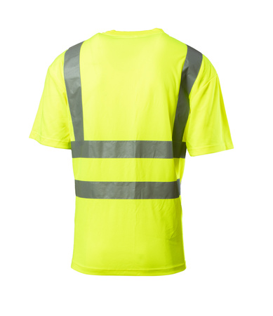 Koszulka odblaskowa T-shirt ostrzegawczy bluzka z pasami odblaskowymi żółty BRIXTON FLASH