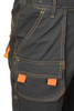 Spodnie robocze bawełniane ochronne regulowane do pasa Polstar BRIXTON SPARK ASSP