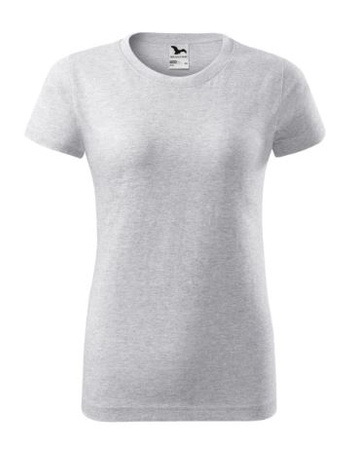 Koszulka robocza damska T-shirt damski Malfini ADLER BASIC jasnoszary melanż