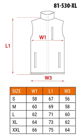 Bezrękawnik roboczy kamizelka ocieplana NEO OXFORD 81-530