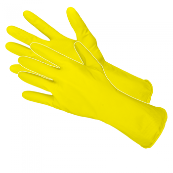 Rękawice ochronne floki wykonane z gumowanego lateksu flokowane Art.Mas RFL