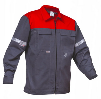 Bluza antystatyczna z odblaskiem PIORUN szara