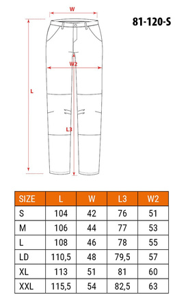 Spodnie robocze NEO białe, malarskie 81-120