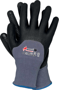 Rękawice ochronne robocze  wykonane z połączenia lycry z nylonem