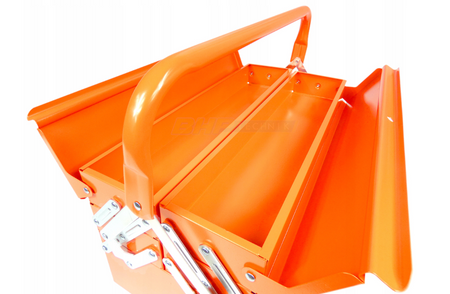 Narzędziowa skrzynka GSKRZYMET żelazna pomarańczowa