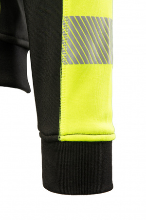 Bluza dresowa polarowa ocieplana ochronna robocza z kapturem ostrzegawcza odblaskowa ze ściągaczem polar SEVEN KINGS RIVAL