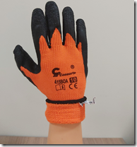 Rękawice robocze ochronne ocieplane powlekane lateksem 415 BOA