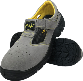 Buty sandały zamszowe bez podnoska BRYESVEL OB