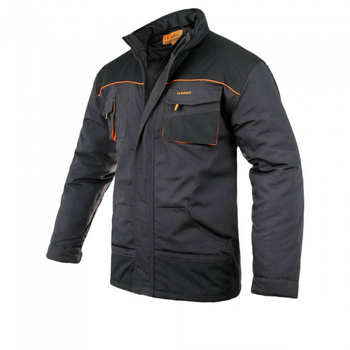 Wzmacniana kurtka robocza długa ciepła ochronna ocieplana bezpieczeństwo odzież bezpieczna Art.Mas CLASSIC OC LONG