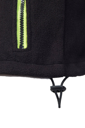 Polar roboczy bluza polarowa ostrzegawcza zapinana na zamek czarna Polstar BENEFIT RIVAL OARP