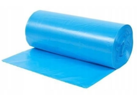 Ekologiczne worki na śmieci 35L worki foliowe na odpady z atestem higienicznym FOLIPAK LDPE niebieskie 50szt.