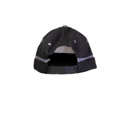 Czapka z daszkiem robocza zapięcie na rzep BASEBALL czarno-stalowa