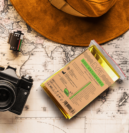 Folia termiczna Koc ratunkowy EVRE 210 x 160 cm