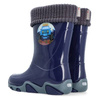 Kalosze dziecięce ocieplane deszczowe śniegowe wodoodporne PVC Demar STORMER LUX D