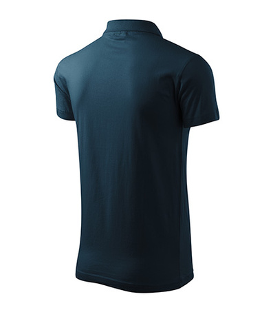 Koszulka Polo męska Single J. granatowa