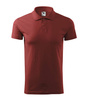 Koszulka Polo męska | Single J. bordo