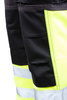 Spodnie robocze ostrzegawcze do pasa odblaskowe fluorescencyjne pasy dużo kieszeni potrójne szwy Polstar SEVEN KINGS FLASH A9SP