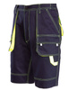 Spodnie krótkie spodenki szorty robocze| BRIXTON SPARK (granatowo-żółte)) [ASKS]