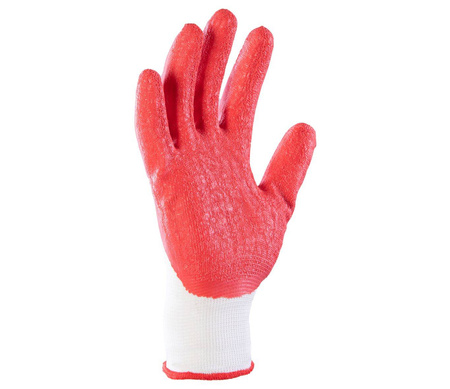 Rękawice robocze ochronne powlekane szorstkowanym lateksem COVENT SIMPLE C