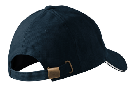 Czapka z daszkiem baseball SANDWICH granat bawełniana