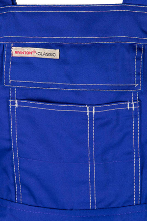 Ogrodniczki spodnie na szelkach mocne szwy Brixton Classic granatowe ABOG