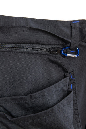 Spodnie robocze do pasa z kontrastową lamówką | Topaz