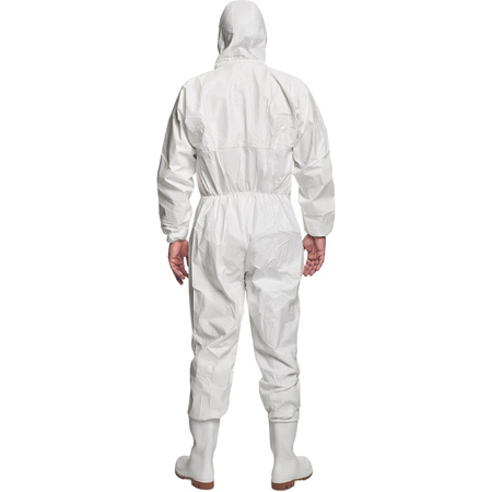 Kombinezon z zamkiem błyskawicznym CHEMSAFE 500 biały