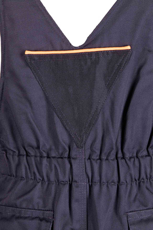 Spodnie robocze ogrodniczki ocieplane na szelkach BRIXTON PRACTICAL grafitowe