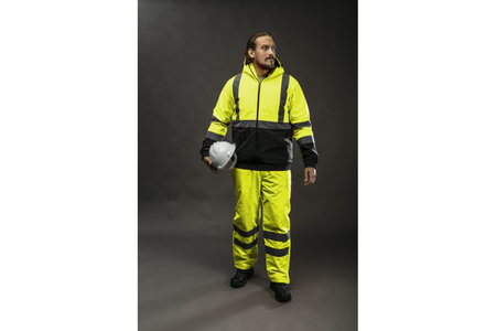 Kurtka robocza bomberka ostrzegawcza ocieplana HOEGERT OKER żółta