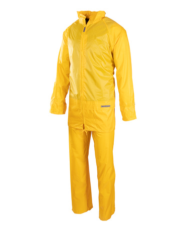 Komplet przeciwdeszczowy kurtka i spodnie GROSVENOR NYLON w kolorze żółtym