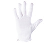 Rękawice robocze ochronne białe z mini nakropieniem PLS