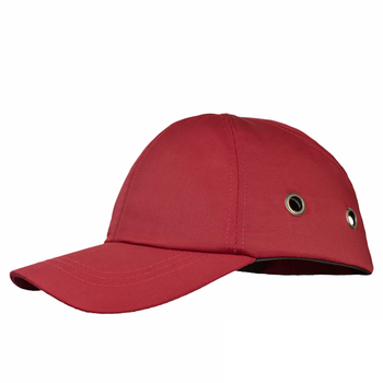 Przemysłowy hełm lekki czerwony BUMPCAP