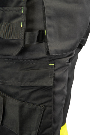 Spodnie robocze ostrzegawcze do pasa odblaskowe fluorescencyjne Polstar SEVEN KINGS FLASH A9SP