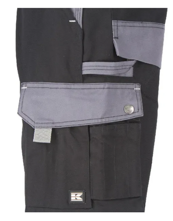 Spodnie robocze pas WYTRZYMAŁE Original Kramp czarno-szare