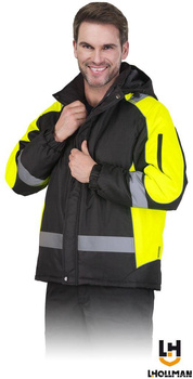 Kurtka robocza ocieplana z odblaskiem L.HOLLMAN BLIZZARD