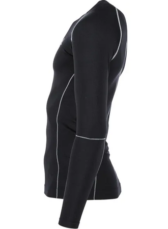 Koszulka termoaktywna bezszwowa długi rękaw, czarnaTechnical Kramp