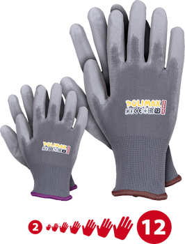 Rękawice dziecięce ochronne powlekane POLIMAX
