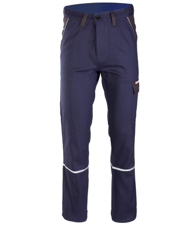 Spodnie robocze bawełniane pas BRIXTON NATUR (granatowe)