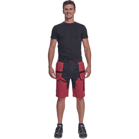 Szorty spodenki robocze krótkie spodnie czerwone Cerva KEILOR