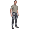 Spodnie robocze profesjonalne do pasa elastyczne wytrzymałe dużo kieszeni szare Cerva KEILOR
