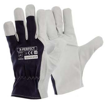 Rękawice robocze ochronne wzmacniane skóra kozią Procera X-PERFECT